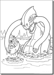 desenhos para colorir do Ben 10 quatro braços kraken