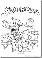super homem Desenhos pra colorir da Liga da Justiça dc-comics-01 