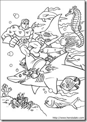  Desenhos pra colorir da Liga da Justiça aquaman   dc-comics-16