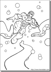 Desenhos pra colorir da Liga da Justiça aquaman  dc-comics-17