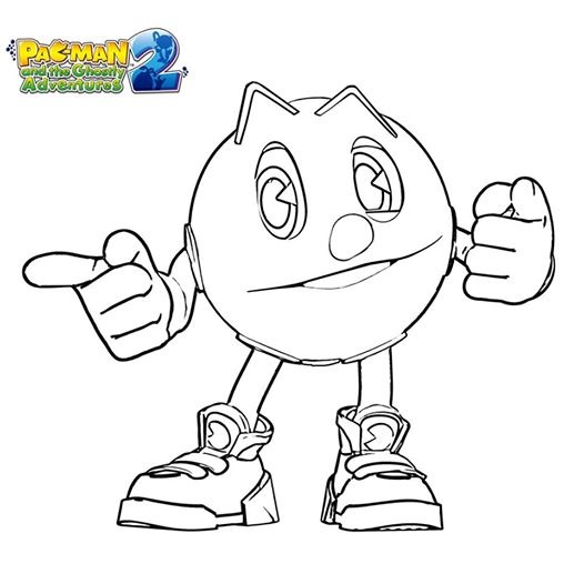 pacman free coloring pages - photo #50