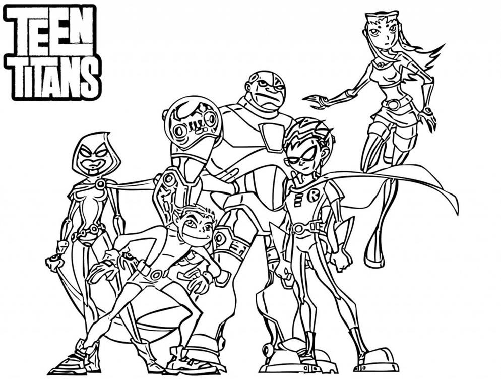 team titan coloring pages - photo #16
