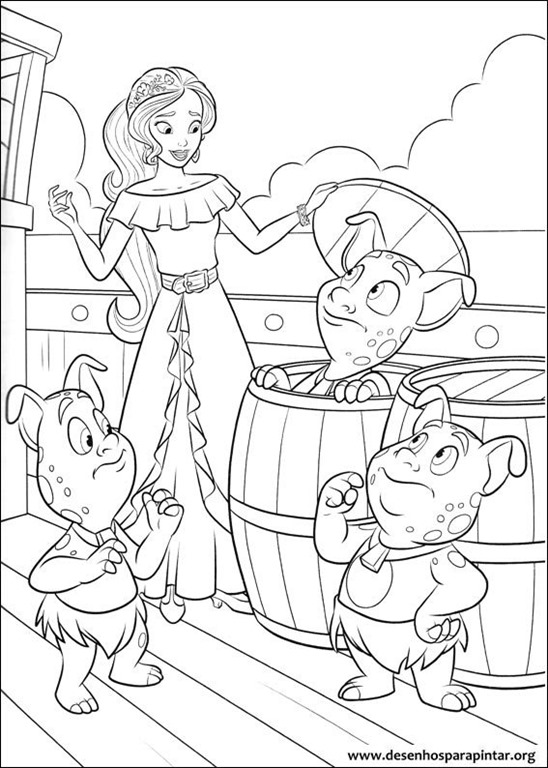 elena de avalor desenhos para colorir imprimir e pintar da nova princesa da disney