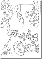 Dora a Aventureira desenhos para colorir pintar e imprimir gratis raposo botas diego colorig pages free 