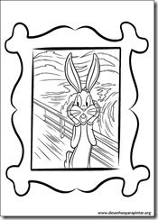Desenhos gratis para pintar e colorir imprimir do Looney Tunes coloring pages Pernalonga  bugs bunny
