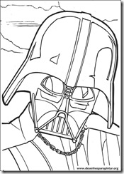 Desenhos para pintar e colorir do Star Wars – Guerra nas Estrelas darth vader mestre jedi yoda obi wan kenobi