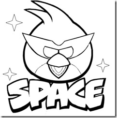angry-birds-space-coloring - red bird