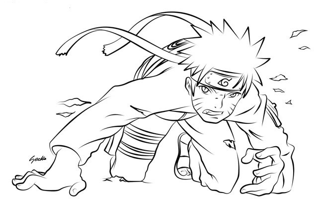 Naruto desenhos para imprimir pintar e colorir - Desenhos para