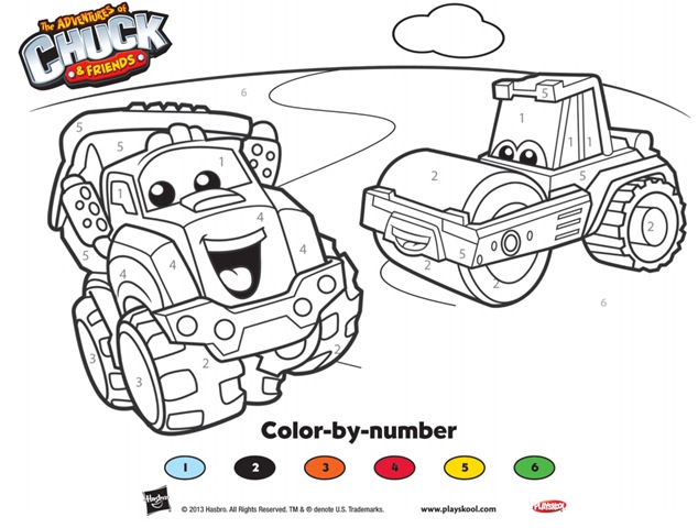 Desenhos para colorir de Chuck e Ichiro - Desenhos para colorir