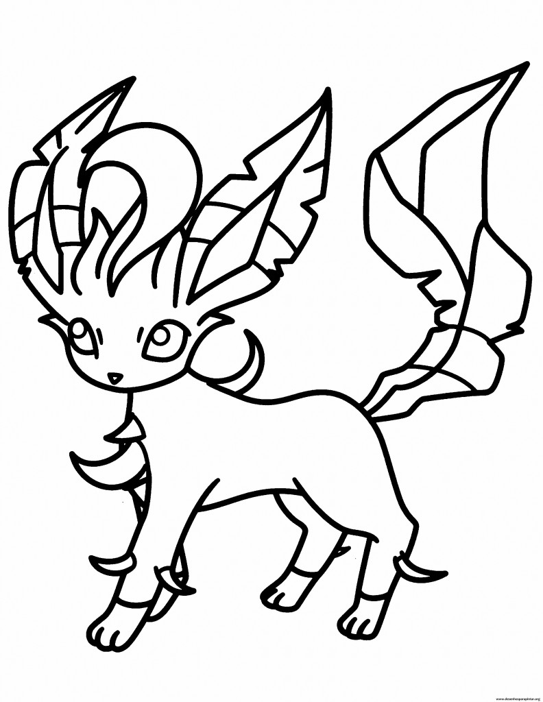 Desenhos de Pokémon Lendário para Colorir