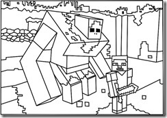 Jogo Minecraft Desenhos Para Colorir Imprimir E Pintar Do - 