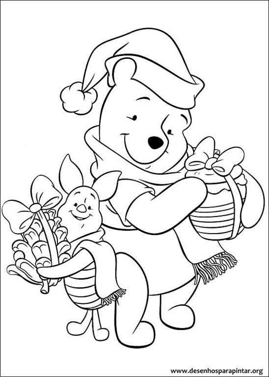 Boneca e ursinho para colorir - Imprimir Desenhos