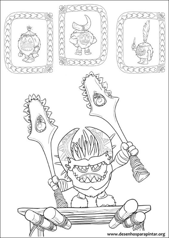 Jogo Moana da Disney desenhos para colorir imprimir e 