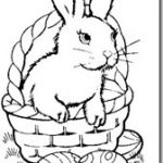 Coelhinho da Páscoa desenhos para imprimir colorir e pintar