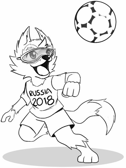 Zabivaka O Mascote Da Copa Do Mundo De Futebol Russia 2018 Desenhos zabivaka-o-mascote-da-copa-do-mundo-de-futebol-russia-2018-desenhos