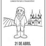 Tiradentes 21 de abril dia da inconfidência mineira - desenhos para colorir imprimir pintar